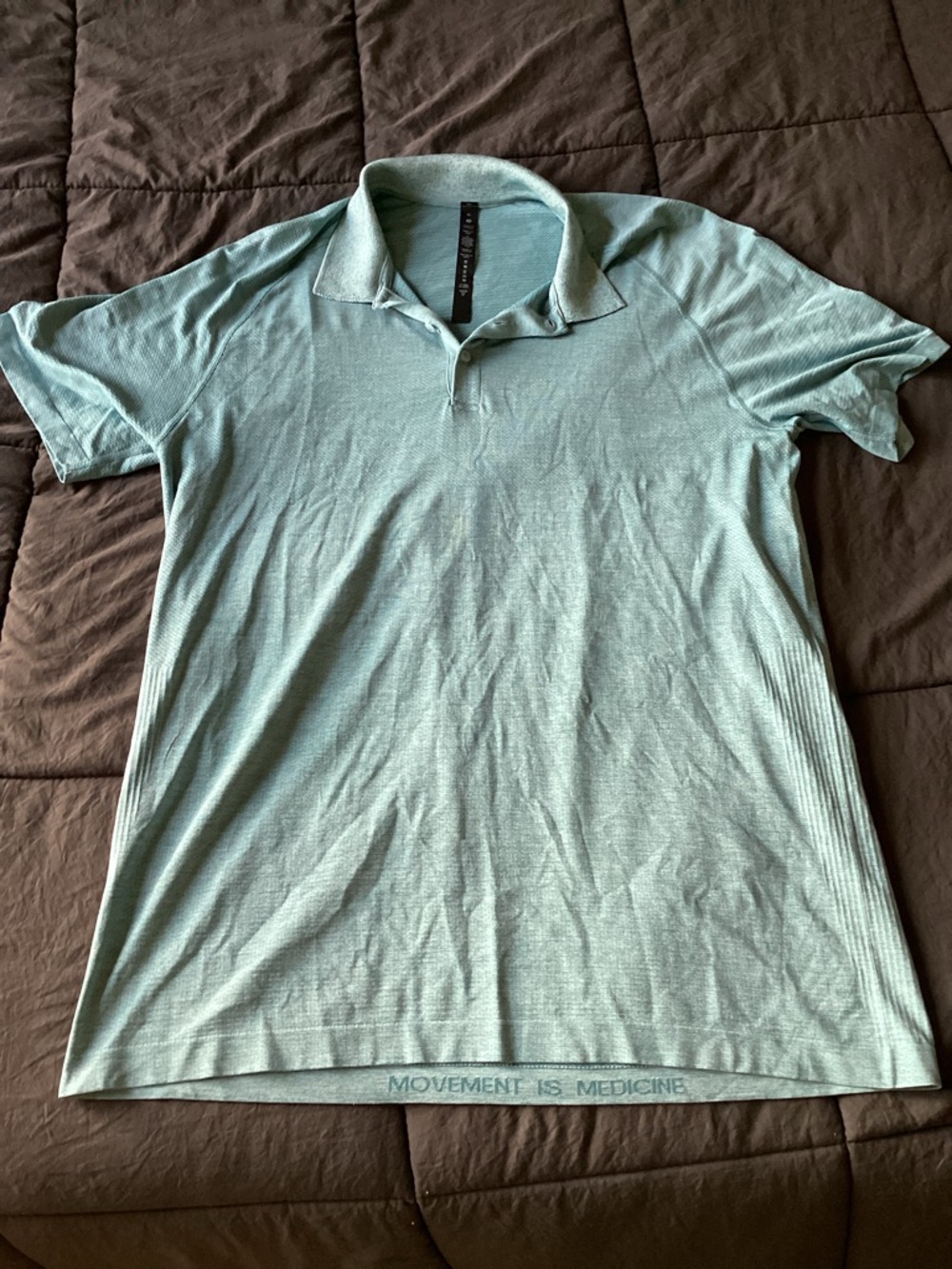 Lululemon Men's XL Teal Polo
